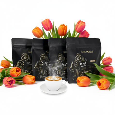 Кавовий Сет 4 упаковки по 250г Кавовий Сет 4 упаковки по 250г