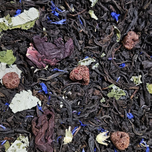 Малина з вершками 250г Чай чорний 