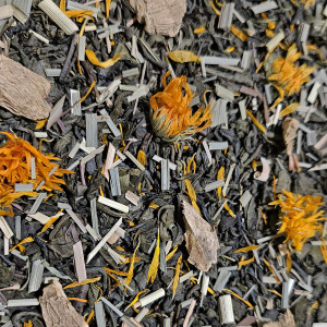 Имбирный зеленый 250г Чай зелёный с добавками 