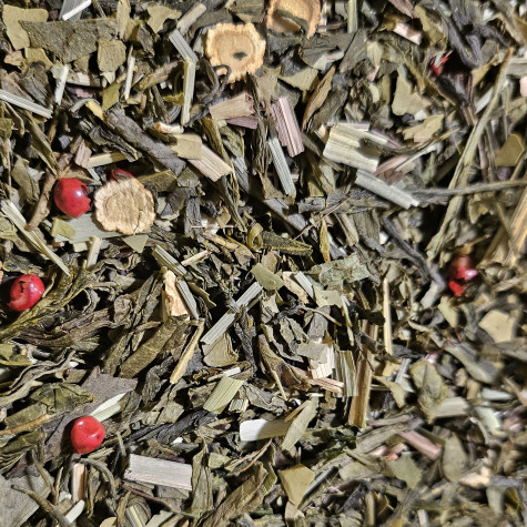 Бадьорий женьшень 250г Зелений з добавками