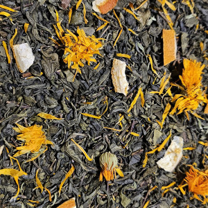 Дикий цитрус 250г Чай зелёный с добавками 