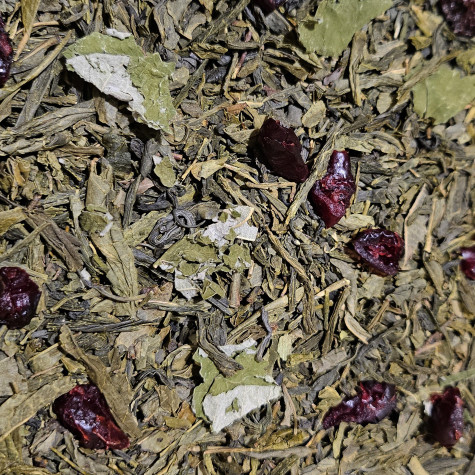 Японська вишня Сенча  250г Чай зелений з добавками 