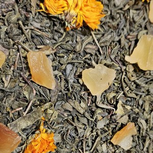 Персик Абрикос 250г Чай зелёный с добавками 