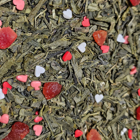 Полуничний твіст сенча 250г Чай зелений з добавками 