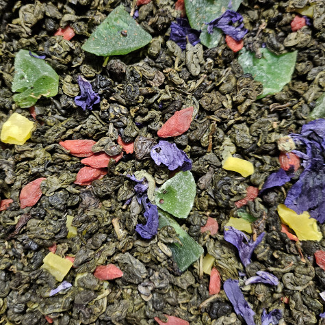 Саусеп з фруктами 250г Чай зелений з добавками