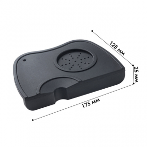 Килимок для темперування кави силіконовий нековзкий Black