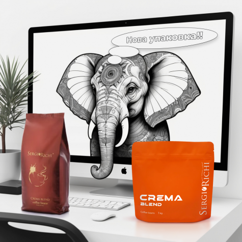 Crema Blend (Крема бленд) 1кг Кава у зернах Crema Blend (Крема бленд) 1кг Кава у зернах