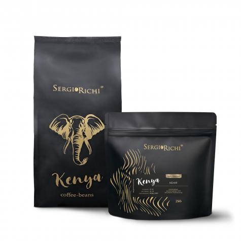Kenya (Кенія) Арабіка 100% 250г Кава мелена