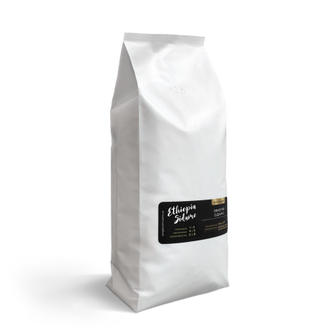Ethiopia Sidamo (Ефіопія Сідамо) Арабіка 100%N 1кг Кава в зернах Ethiopia Sidamo (Ефіопія Сідамо) Арабіка 100%N 1кг Кава в зернах