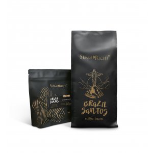 Brasil Santos (Бразилія Сантос)  Арабіика 100% 1кг  Кава в зернах Brasil Santos (Бразилія Сантос)  Арабіика 100% 1кг  Кава в зернах