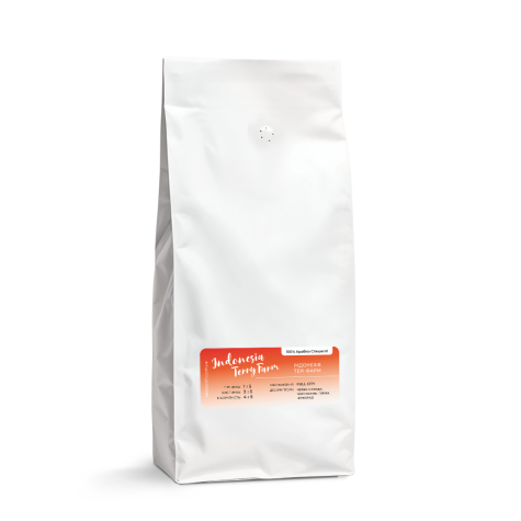 Indonesia Terry Farm (Індонезія Тері Фарм) Арабіка100% Спешелті 1кг Кава в зернах