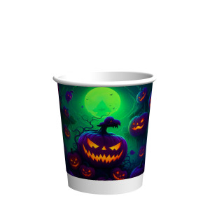 Стакан паперовий двошаровий 185 мл Helloween 25шт/уп Стакан паперовий двошаровий 185 мл Helloween 25шт/уп