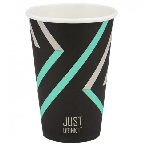 Стакан паперовий 340мл. JD Одношаровий Крафтовий 50шт/уп