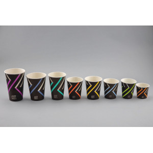 Стакан бумажный 175мл, JD Однослойный Крафтовый  50шт/уп.