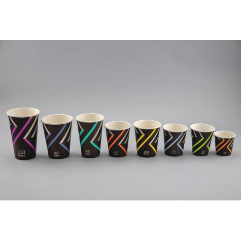 Стакан паперовий 185мл. JD Одношаровий Крафтовий 50шт/уп