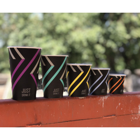 Стакан паперовий 185мл. JD Одношаровий Крафтовий 50шт/уп