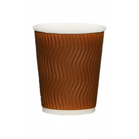 Гофростакан RST08 Ripple Wave Chocolate (270 мл)