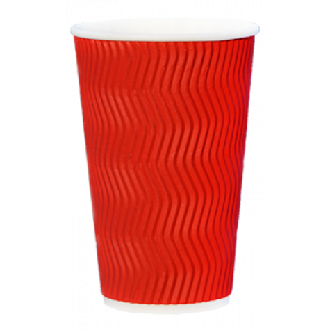 Гофростакан RST16 Ripple Wave Chocolate (500 мл)